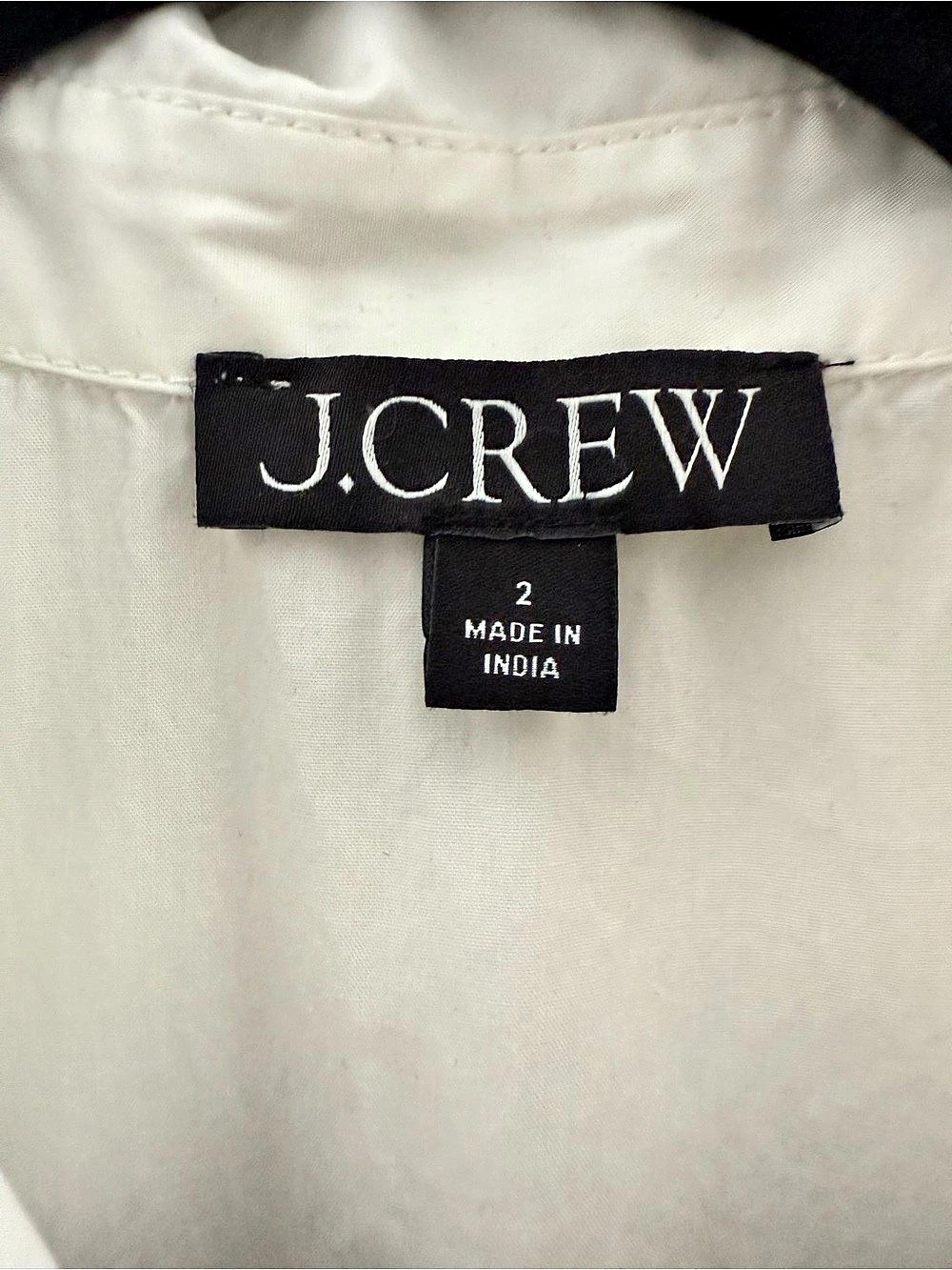 J.Crew Fitted-Waist Shirt-Dress in Cotton Poplin - Picture 4 of 5